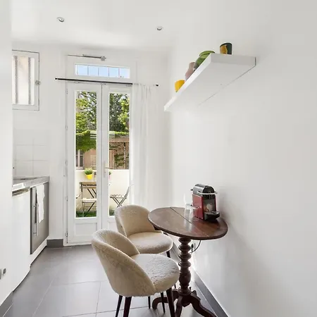 Apartment Quiet Studio With Terrace Near Beautiful Garden Paris